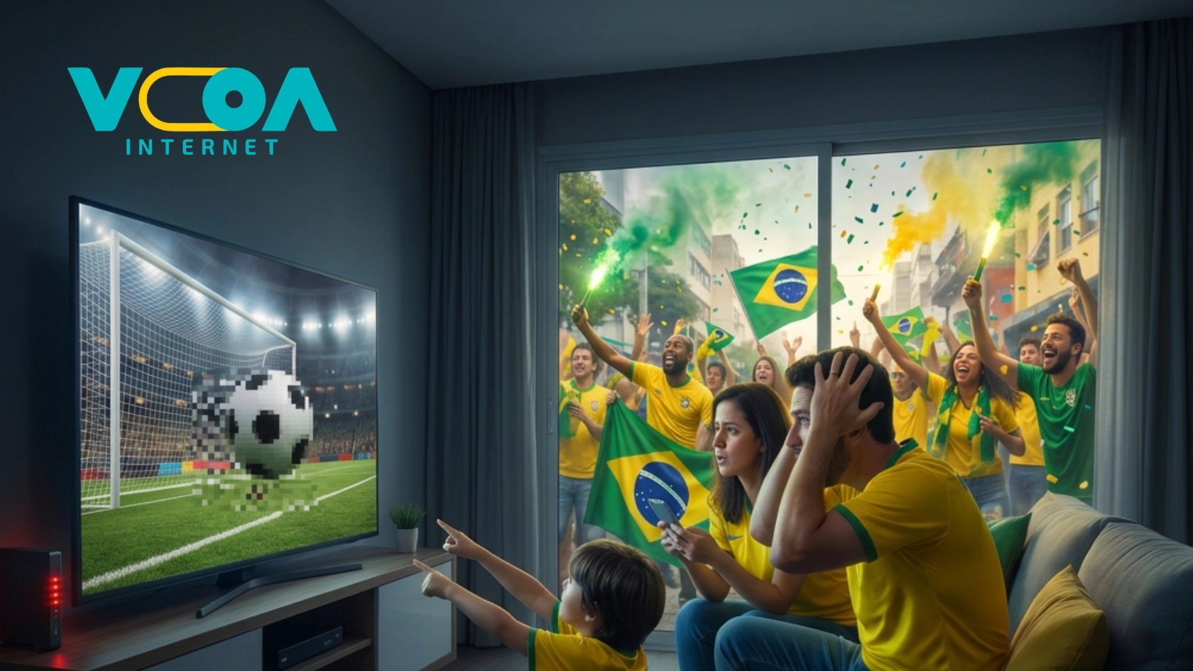 Internet residencial para assistir à Copa sem travar: guia prático para sua casa