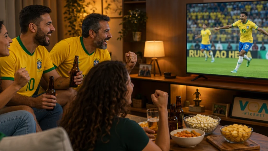 Internet para assistir à Copa do Mundo sem travar
